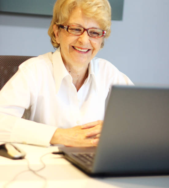 istock Happy businesswoman 1066667178