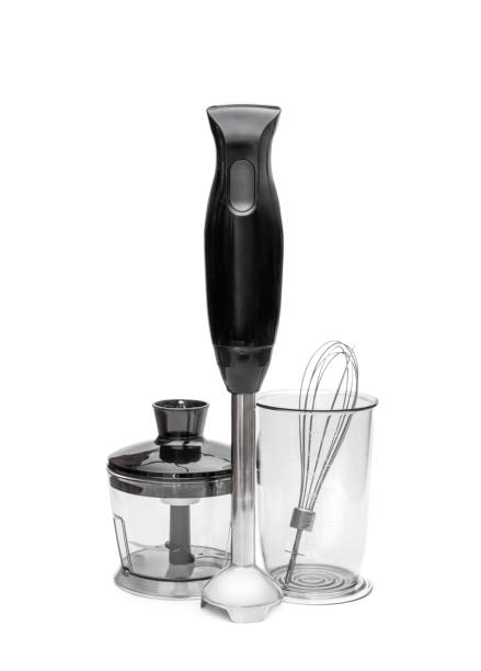 istock Hand blender with accessories on white background. 1066675852