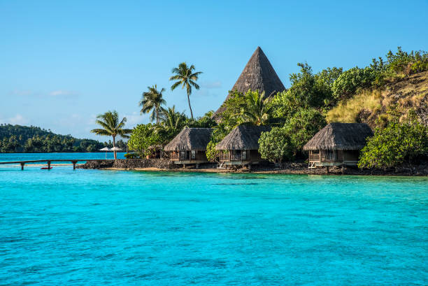 istock Thatched roof village 1066677108
