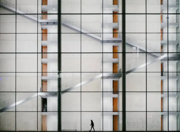 Photo of Staircase of the Paul-Loebe-Haus Berlin, Deutscher Bundestag, Deutschland