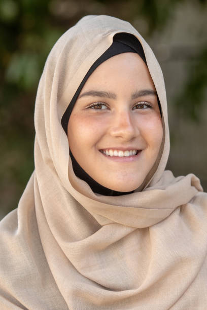 istock Smiling young muslim woman looking at the camera 1066679852
