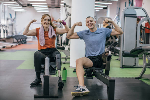 istock Man and woman after workout 1066680874
