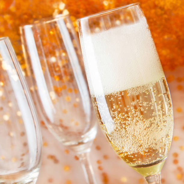 istock Champagne and decoration 1066682314