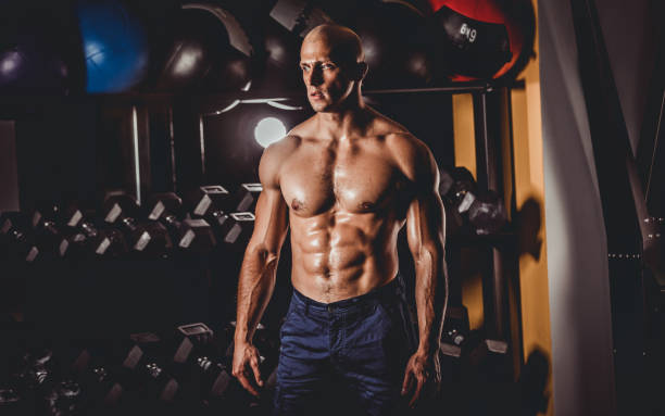 istock Young Men Standing At The Gym 1066685068