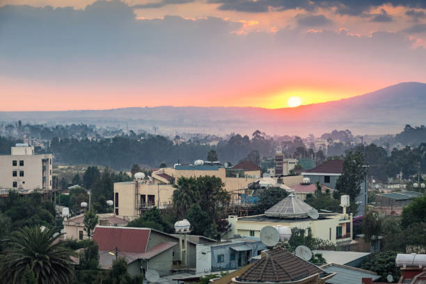 istock Sunrise in Addis Ababa Ethiopia 1066691062