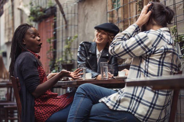 istock Friends in coffee shop 1066694668