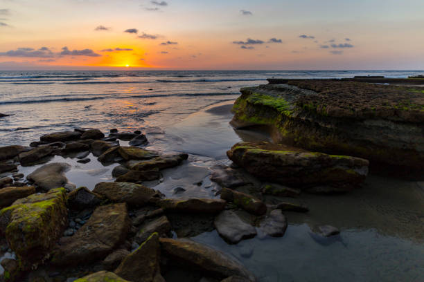istock Low Tide Seascape at Sunset 1066705560