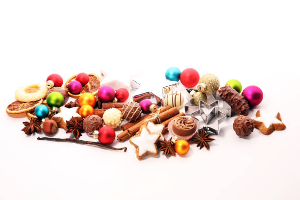 istock Baking christmas cookies. chocolate, cinnamon stars and spices. 1066708506