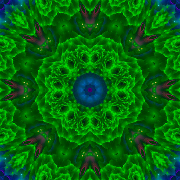 istock abstract digital kaleidoscope background, beautiful design 1066709844
