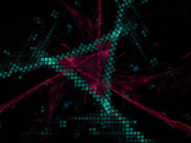 istock abstract digital fractal background, beautiful design 1066711652