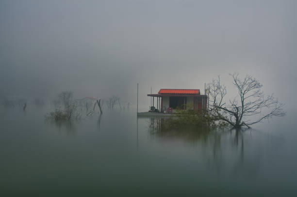 istock Morning of misty reservoir VD702 1066719084