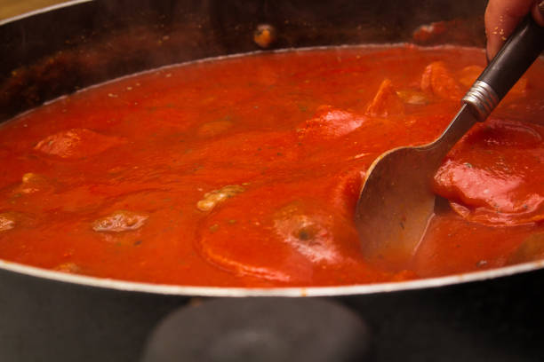 istock Silver Spoon in Homemade Sauce 1066725020