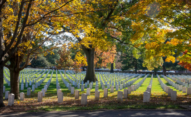 istock Autumn at Arlington National Cemetery 1066738862