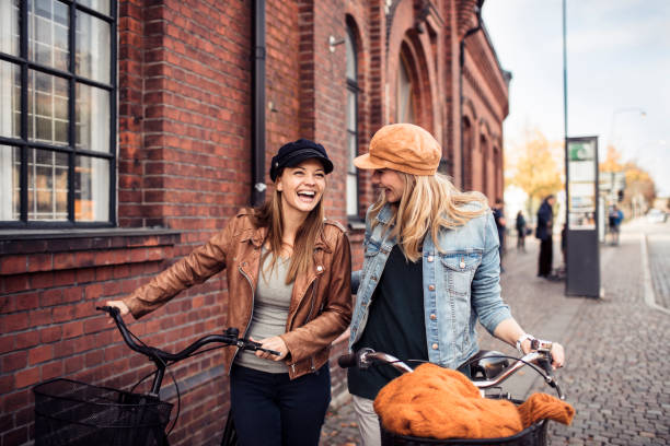 istock Friends with Bicycles 1066750750