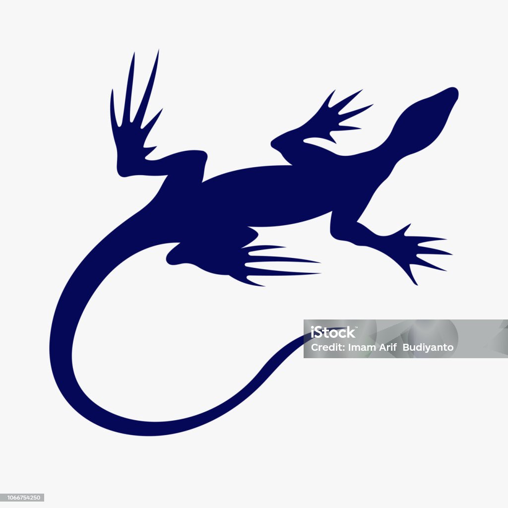 Hand Lizard Vector Lizard Vector Stock Illustration - Download Image Now - Animal, Animal ...