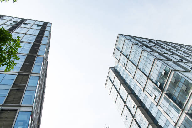 istock Modern urban architecture and sky 1066768858