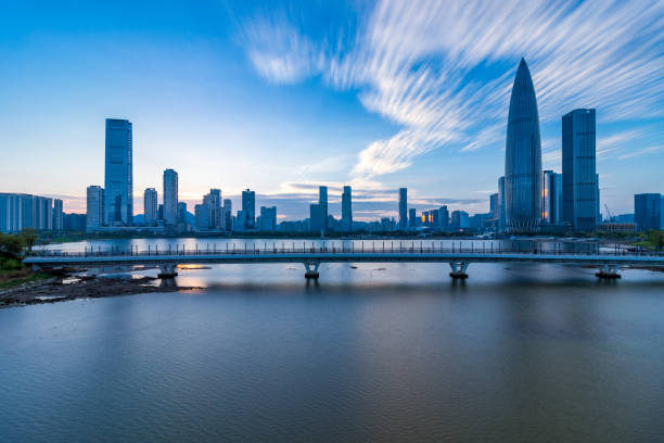 istock Shenzhen Bay's buildings and skyline 1066794108