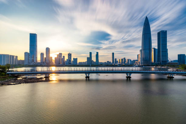 istock Shenzhen Bay's buildings and skyline 1066794226