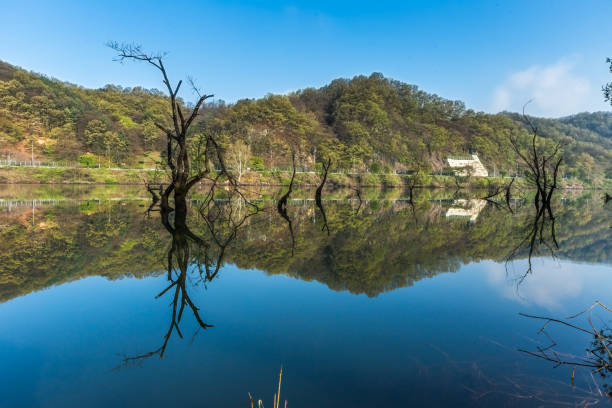 istock Reflection of Daehangno Lohas Park Vd737 1066799708
