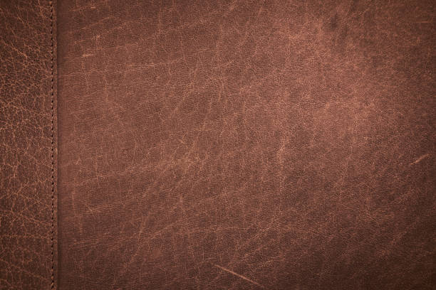 Genuine Leather Scratched Texture Stock Photo - Download Image Now - Leather,  Textured, Backgrounds - iStock