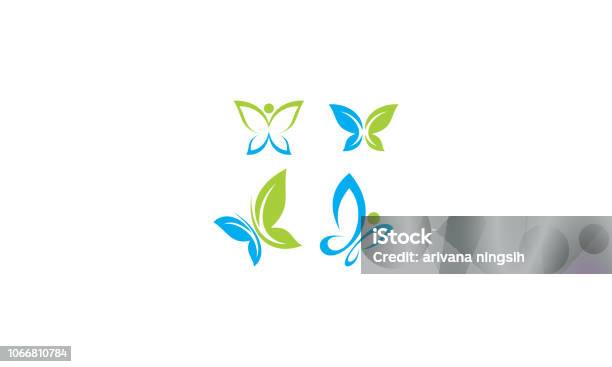 Butterfly Icon Vector Stock Illustration - Download Image Now - Butterfly - Insect, Icon Symbol, Vector