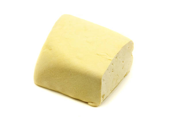 istock Block of Tofu on a white background 1066813450