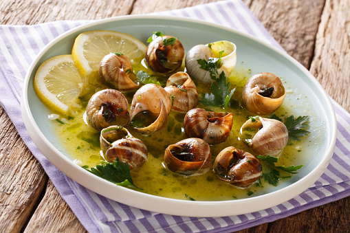 Preparing French Escargot Snails with Herb Butter