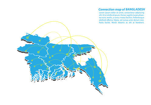 Connection Map Connection Design Modern Of Map Connections Network Design Best Internet Concept Stock ...