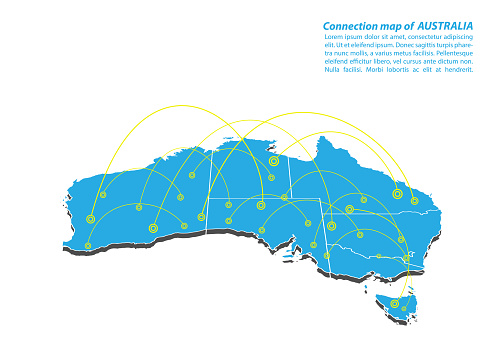 Modern Of Map Connections Network Design Best Internet Concept Stock ...