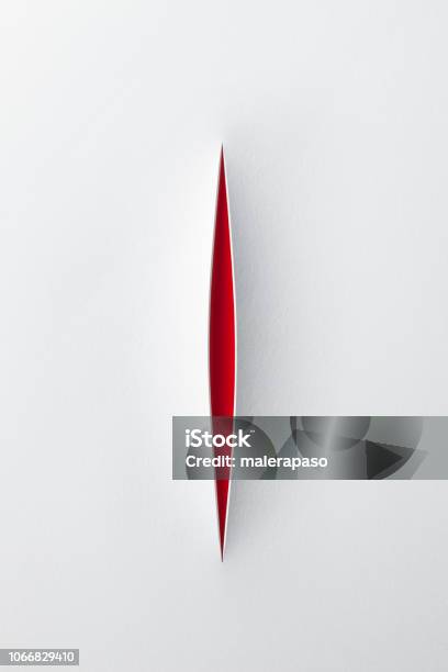Paper Cutting Stock Photo - Download Image Now - Wound, Cutting, Paper