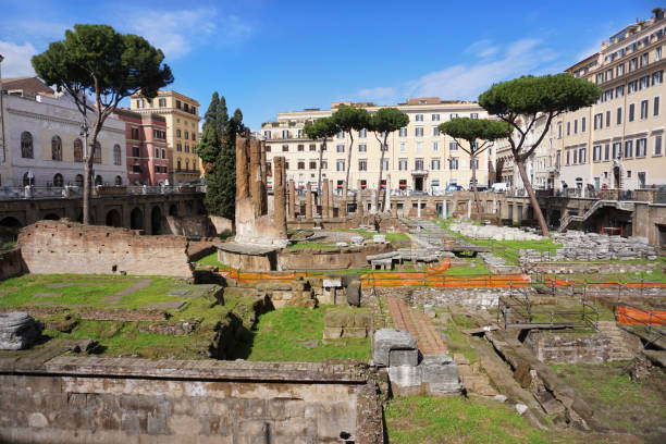 istock Largo di Torre Argentina in Rome 1066835524