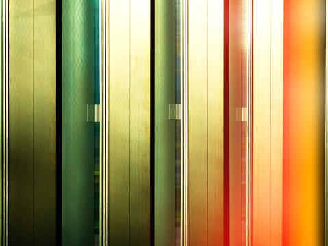 Colorful minimalistic glass vitrage background