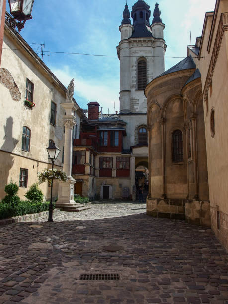 istock Historical old building in Lvov, Ukraine 1066838266