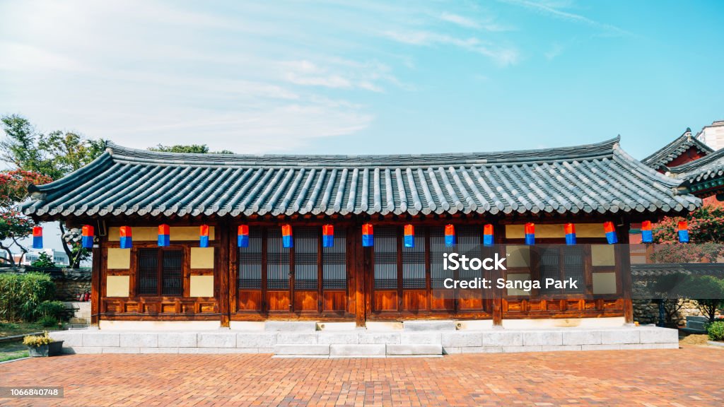 Daegu Hyanggyo, Korean traditional architecture in Daegu, Korea Ancient Stock Photo