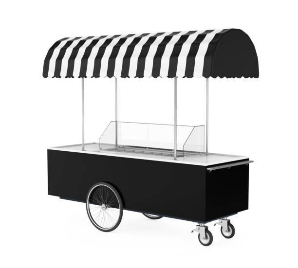 istock Food Cart Isolated 1066843116