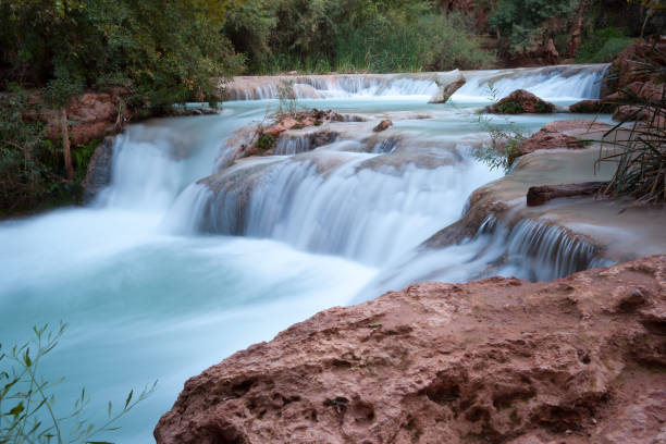 Havasu Falls Havasu Falls havasu creek stock pictures, royalty-free photos & images