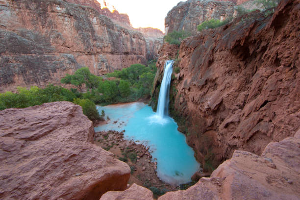 Havasu Falls Havasu Falls havasu creek stock pictures, royalty-free photos & images