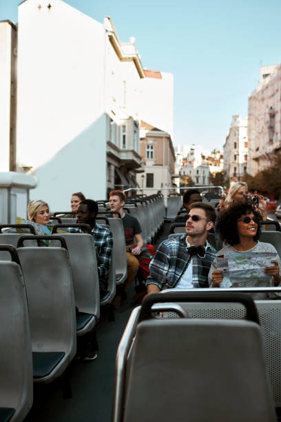istock Open Top Bus Tour In The City 1066851694