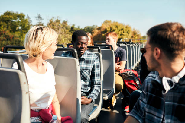 istock Open Top Bus Tour In The City 1066851936