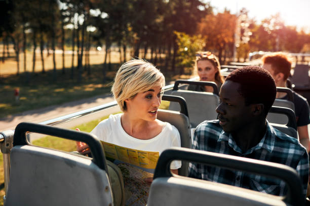 istock Open Top Bus Tour In The City 1066851964