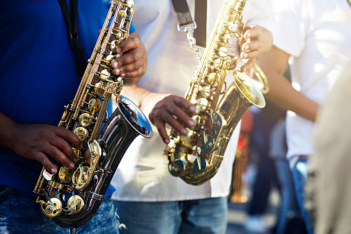 Bo Kaap Kaapse Klopse saxofonistas photo