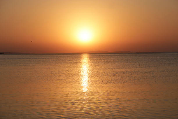 istock Sunset above sea. Beautiful summer decline above ocean 1066863906