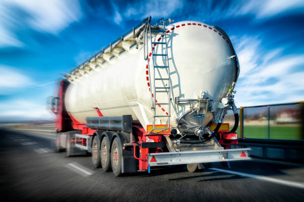 istock Tanker truck on the highway 1066865450