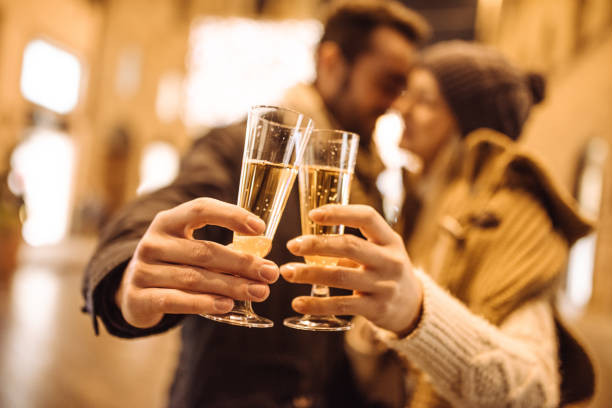 istock drinking champagne on the streets 1066869012