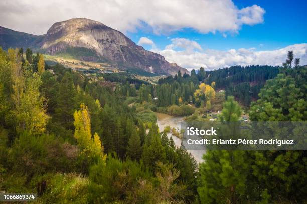 Landscape Near Coyhaique Aisen Region South Road Patagonia Chile Forest Stock Photo - Download Image Now