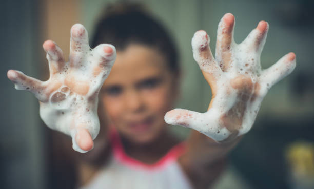 istock Clean hands half the health. 1066871058