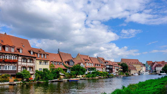 Bamberg, Klein Venedig - Little Venice - along the Linker Regnitzarm river (Bavaria, Germany)