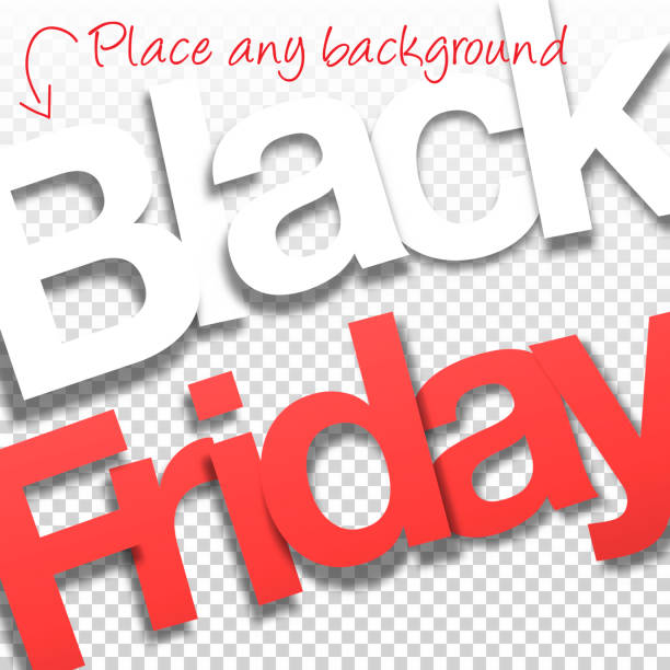 istock Black Friday sale for design - Paper font on Blank background 1066873456