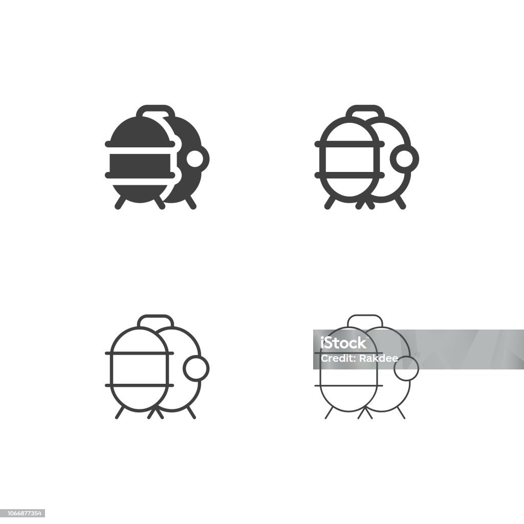 Storage Pressure Tank Icons - Multi Series Storage Pressure Tank Icons Multi Series Vector EPS File. Clip Art stock vector