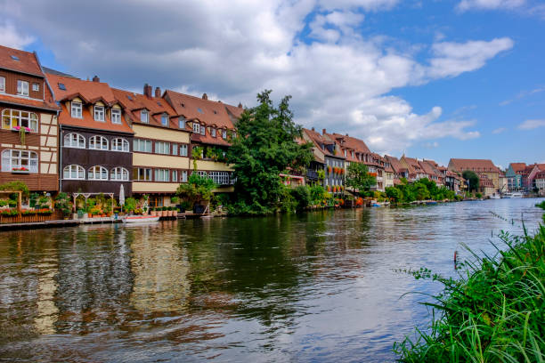 Bamberg, Klein Venedig - Little Venice - along the Linker Regnitzarm river (Bavaria, Germany)